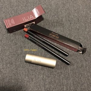 Set: Ilia Rosette lipstick +2 RealHer lipliners